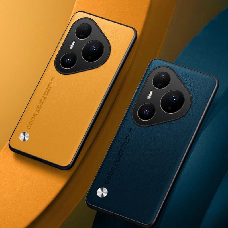 Luxury PU Leather Case For Huawei Pura 80 Pro Plus Back Cover Matte Silicone Full Protection Phone Case For Huawei Pura 80 Ultra