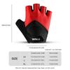 Durable And Safe Cycling Gloves Breathablesweat Wickingcomfortableversatileshock-Absorbinganti Slip Mountain Bike Riding Short Finger Gloves