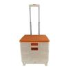 Compact Two-Wheeled Folding Trolley Cart with Portable Pull Rod