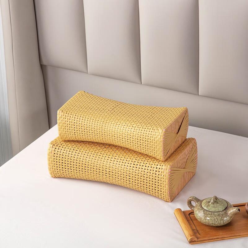 Shixun Rattan Woven Bamboo Neck Support Pillow