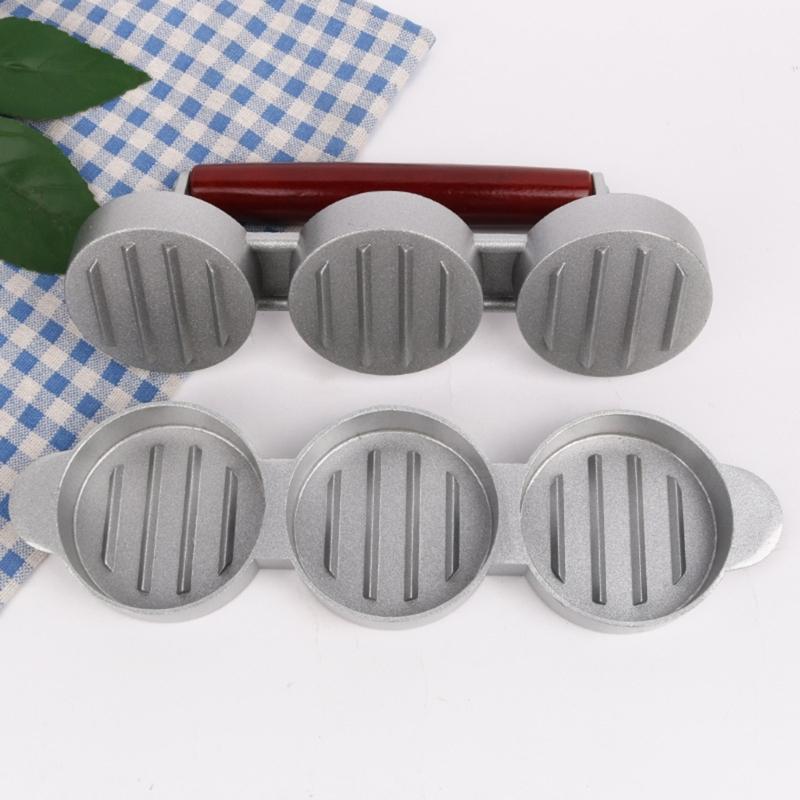 Sturdy Aluminum Alloy Small Patty Maker Kitchens Supplies for Crafting Delicious Burgers Home or During Picnics