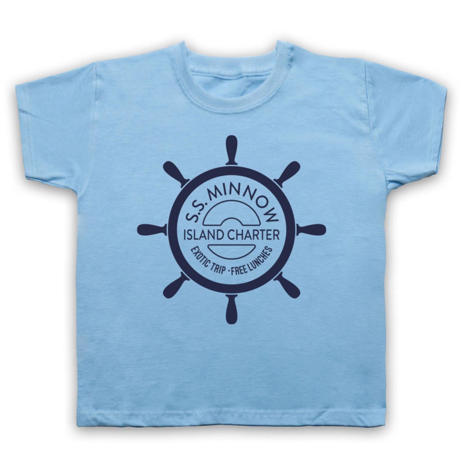 GILLIGAN S ISLAND SS MINNOW ISLAND CHARTER BOAT SIGN KIDS CHILDS T-shirt 110