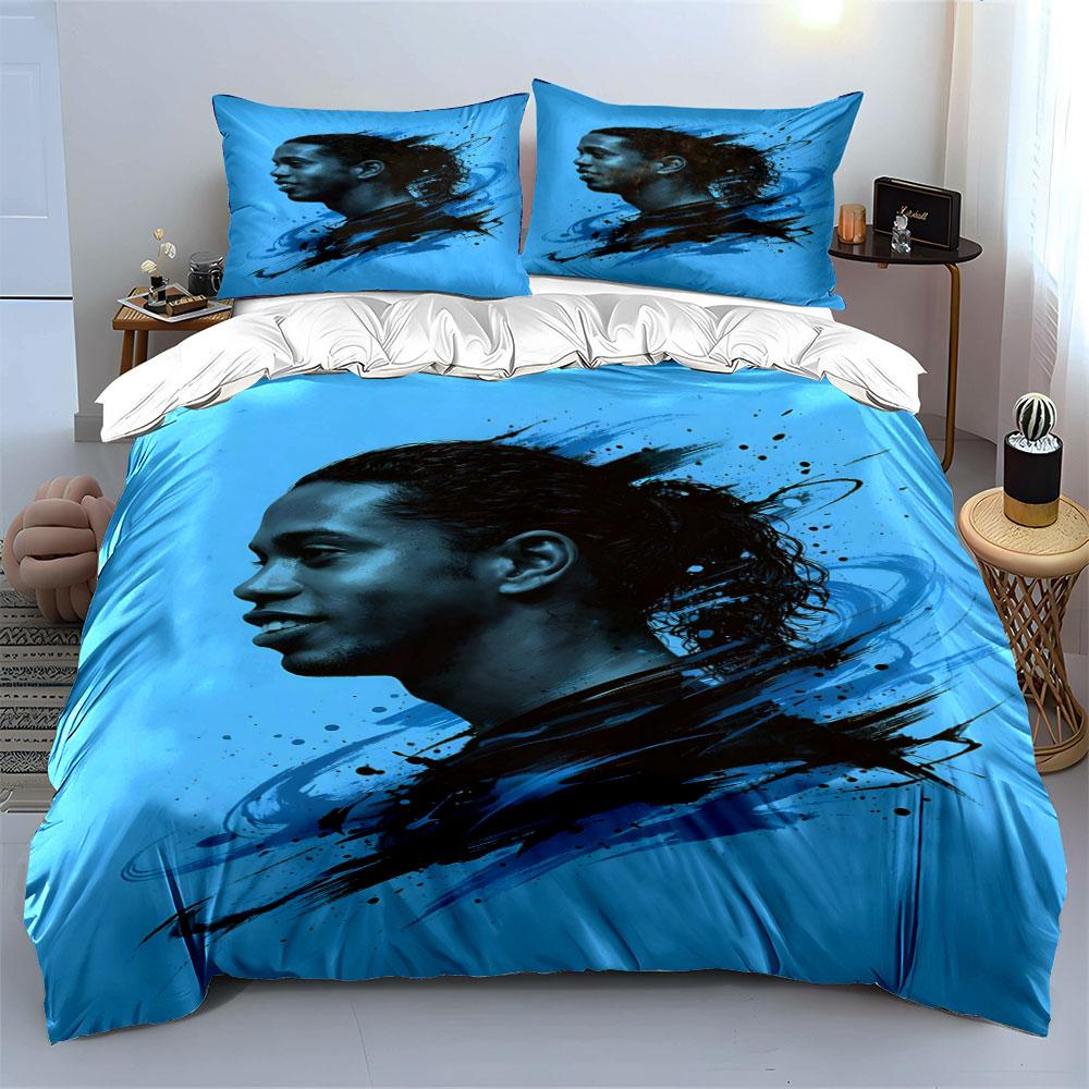 Profile silhouette with splashes. Bedding sets Duvet cover sets Duvet covers Pillowcases(1 * Duvet Cover 2 * Pillowcases without duvet insert)