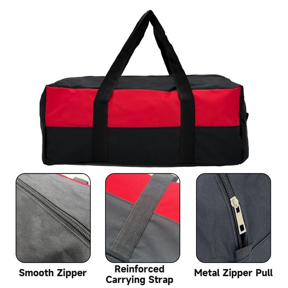 600D Oxford Cloth Construction Site Bag Multi-functional Home Hardware Tool Bag Wide-mouth Bag