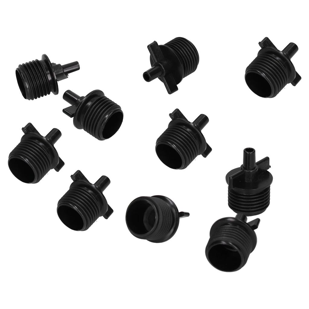 50PCS G1/2 6mm Male Thread Flat Connector for Misting Spray Nozzle Irrigation Sprinkler Fittings