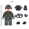 Military Ghost Special Police Doll Suit Vest Backpack Belt Assembly Accessories Building Block