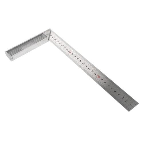 Housoutil Square Woodworking Ruler, Framing Ruler, L-Shaped Ruler, Mechanic's Grid Ruler, Multi-Function Carpenter's Ruler, Mechanic's Ruler, Right An