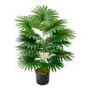 Fern Plant Artificial Fan Leaf Plant 9-18 Leaves Palm Tree  Christmas Decor