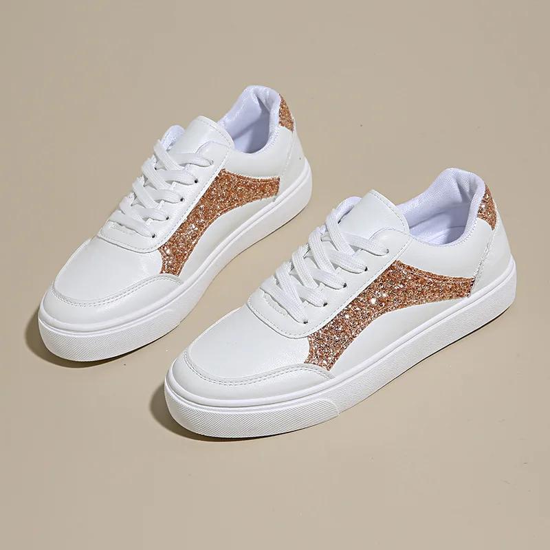 Fashion Sneakers Women's Shoes White Flats Running Sneaker Sports Sale Elegant Casual Designer Platform Barefoot Woman Trend Comfortable