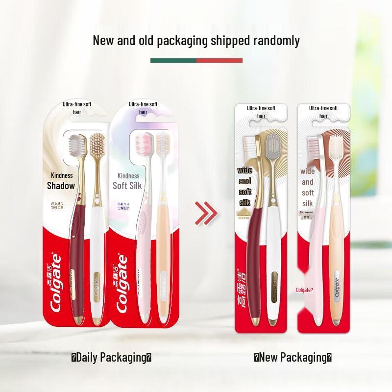 Colgate Wide Soft Silk Toothbrush Duo