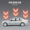1:24 Mercedes Benz W140 320SEL Simulation Diecast Metal Alloy Model Car Sound Light Pull Back Collection Kids Toy Gifts