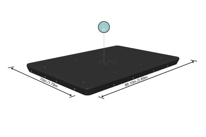 Telo di Copertura per Piscina Frame 282 X 196 Cm Bestway 58442