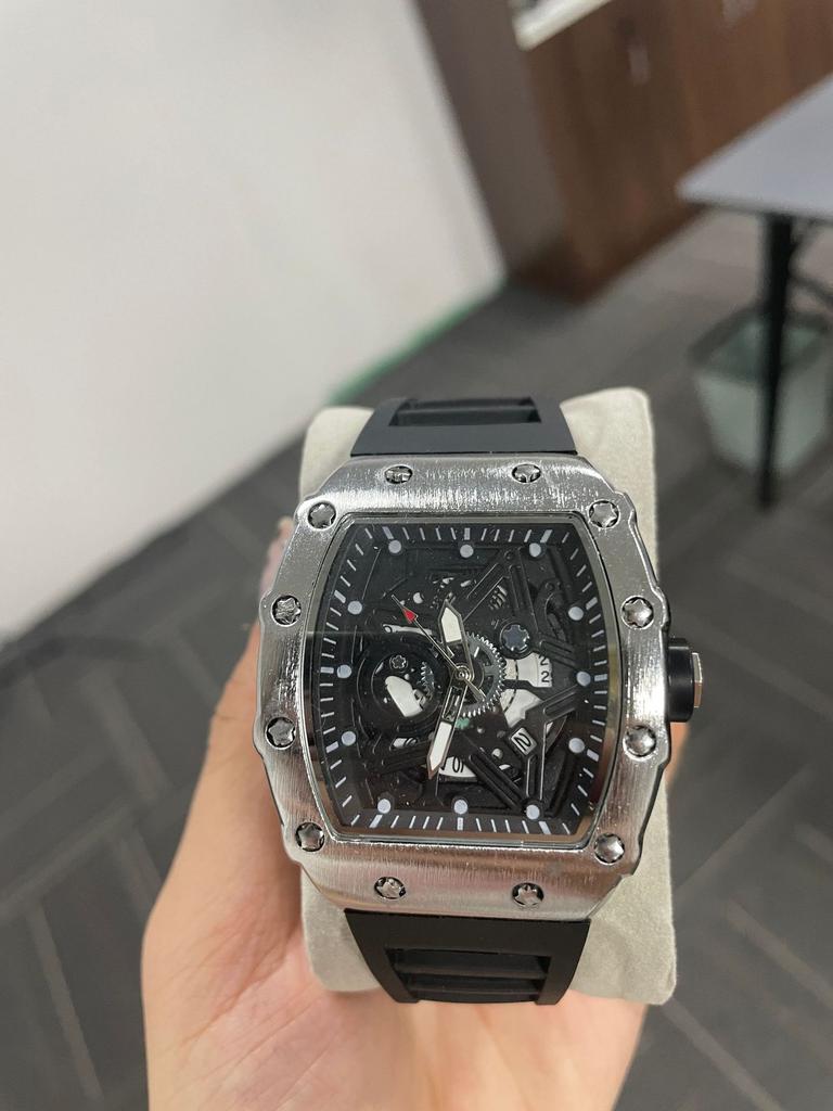 Watch Domineering High-Value Fashion Trend Non-Mechanical Watch Luminous Barrel-Shaped Men'S Watch