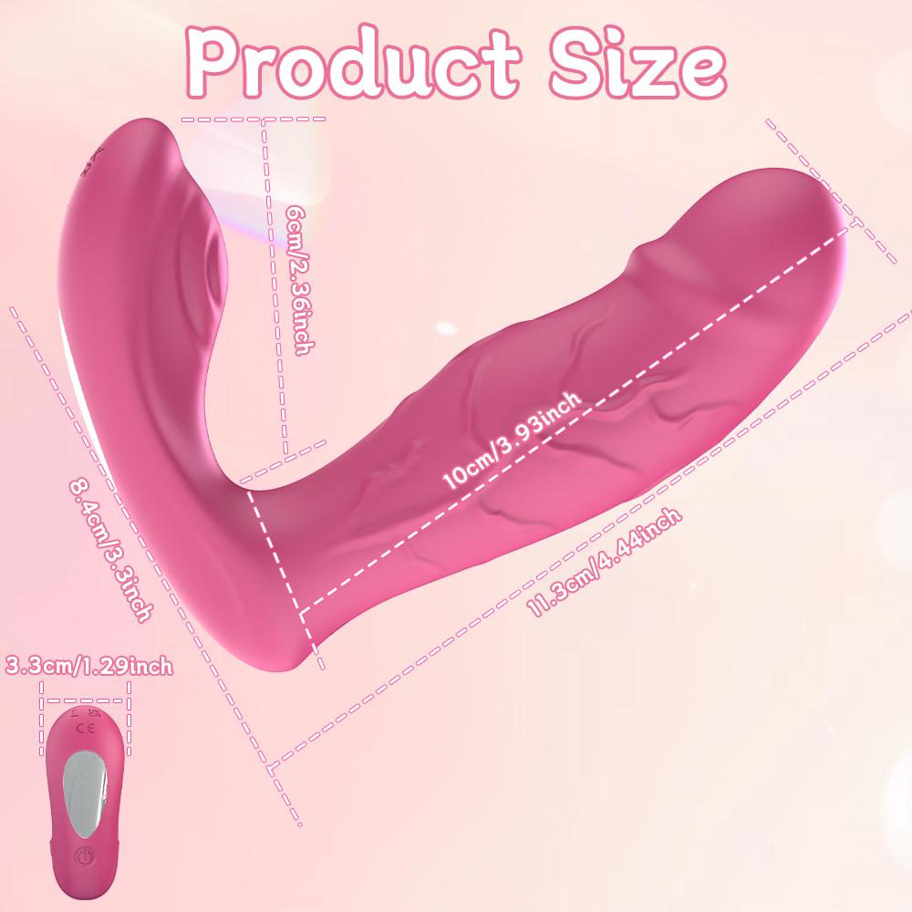 Giocattoli Sessuali per Adulti APP Vibratore a Spinta per Donne Stimolatore Clitorideo Vaginale Telescopico Indossabile Dildo Punto G Strumenti per Masturbazione Femminile Uovo Vibrante