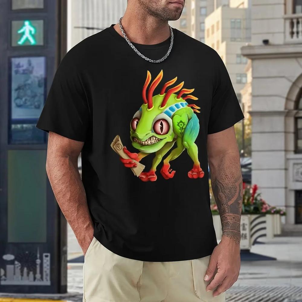 A Murloc Ate My Homework Tri Blend For T-shirts Hipster T-shirt Round Neck Campaign  Funny Novelty Leisure Eur Size