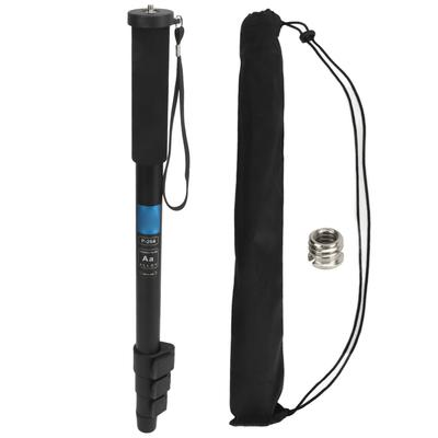 P 264 Camera Monopod Aluminum Alloy Telescoping Selfie Stick 4 Sections Digital Camera Handheld Monopod for Action