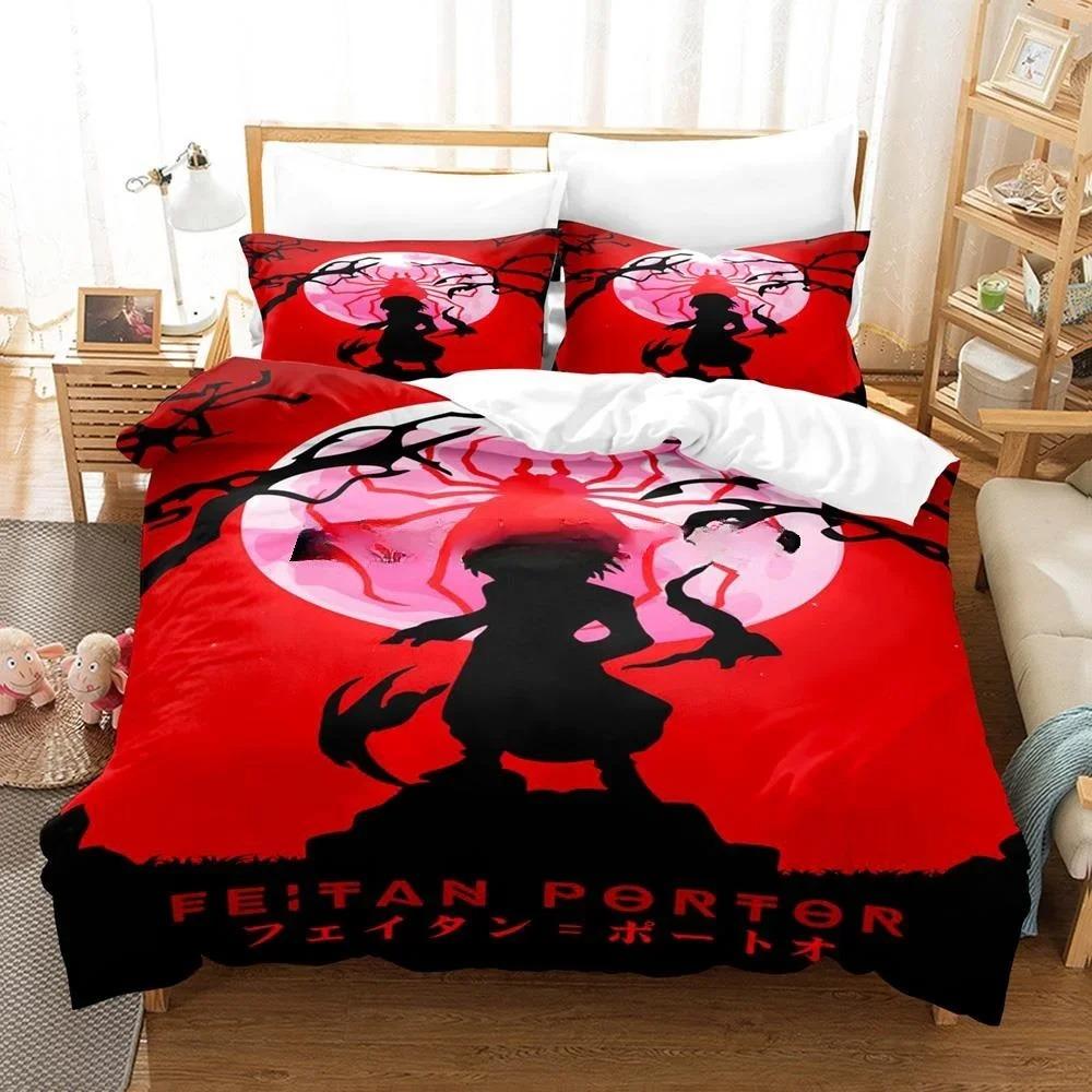 3D Tisk Anime HUNTER×HUNTER Feitan Ložní Set Jednolůžkový Twin Plný Queen King Size Ložní Set Aldult Dětská Ložnice Sady Povlečení