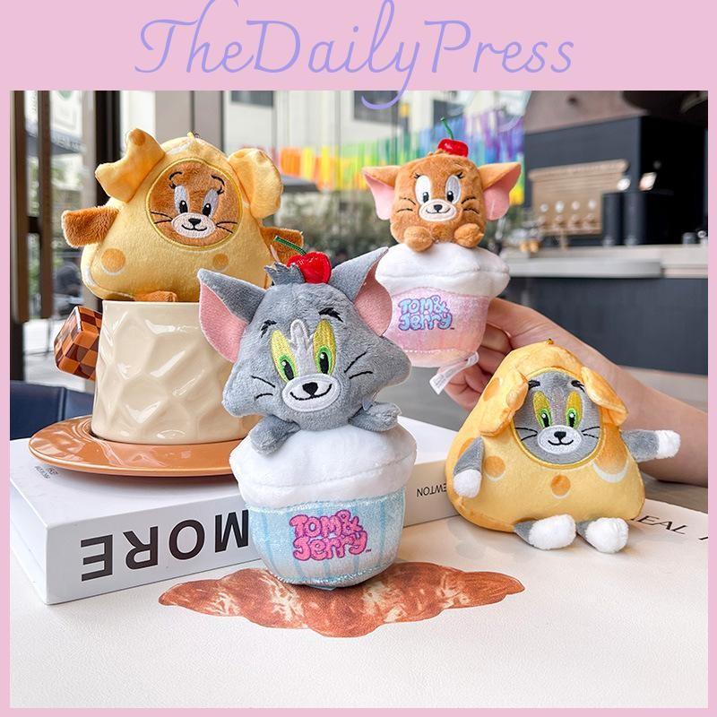 And Jerry Tom Plush Keychain With Star Moon Design For Gift Collection And