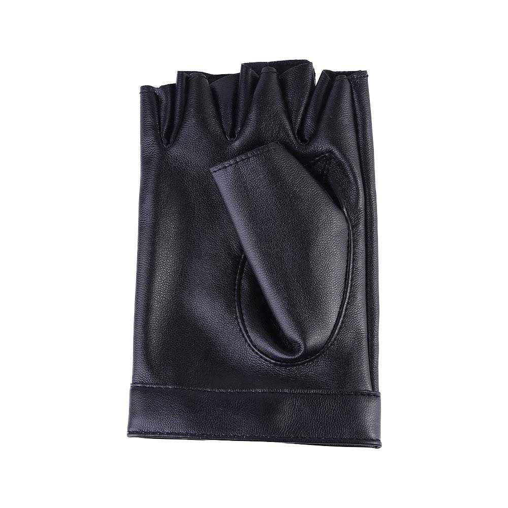 Punk Dance Driving Outdoors Fashion Accessories Rivets Gloves Fingerless Gloves Pu Leather Mittens