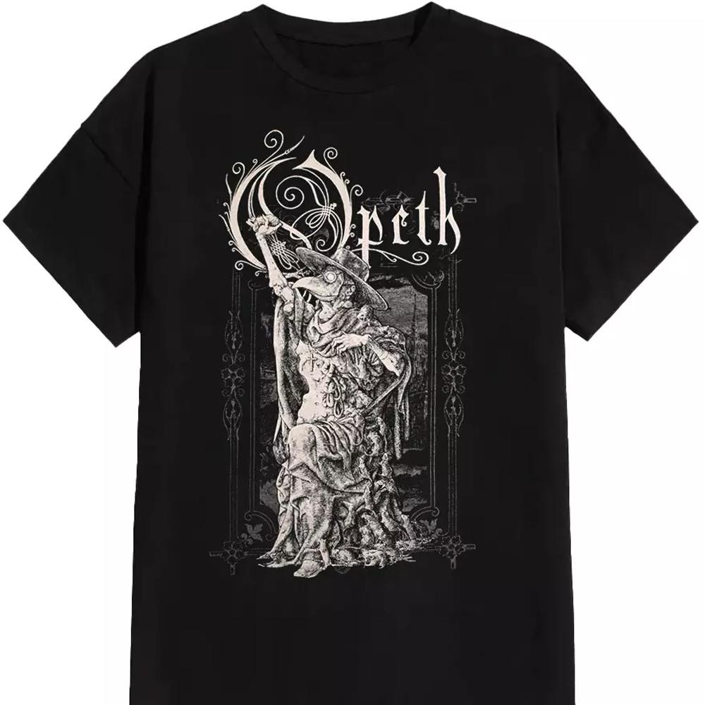 Vtg Opeth Band Gift For Fans Cotton Black All Size Unisex Shirt S
