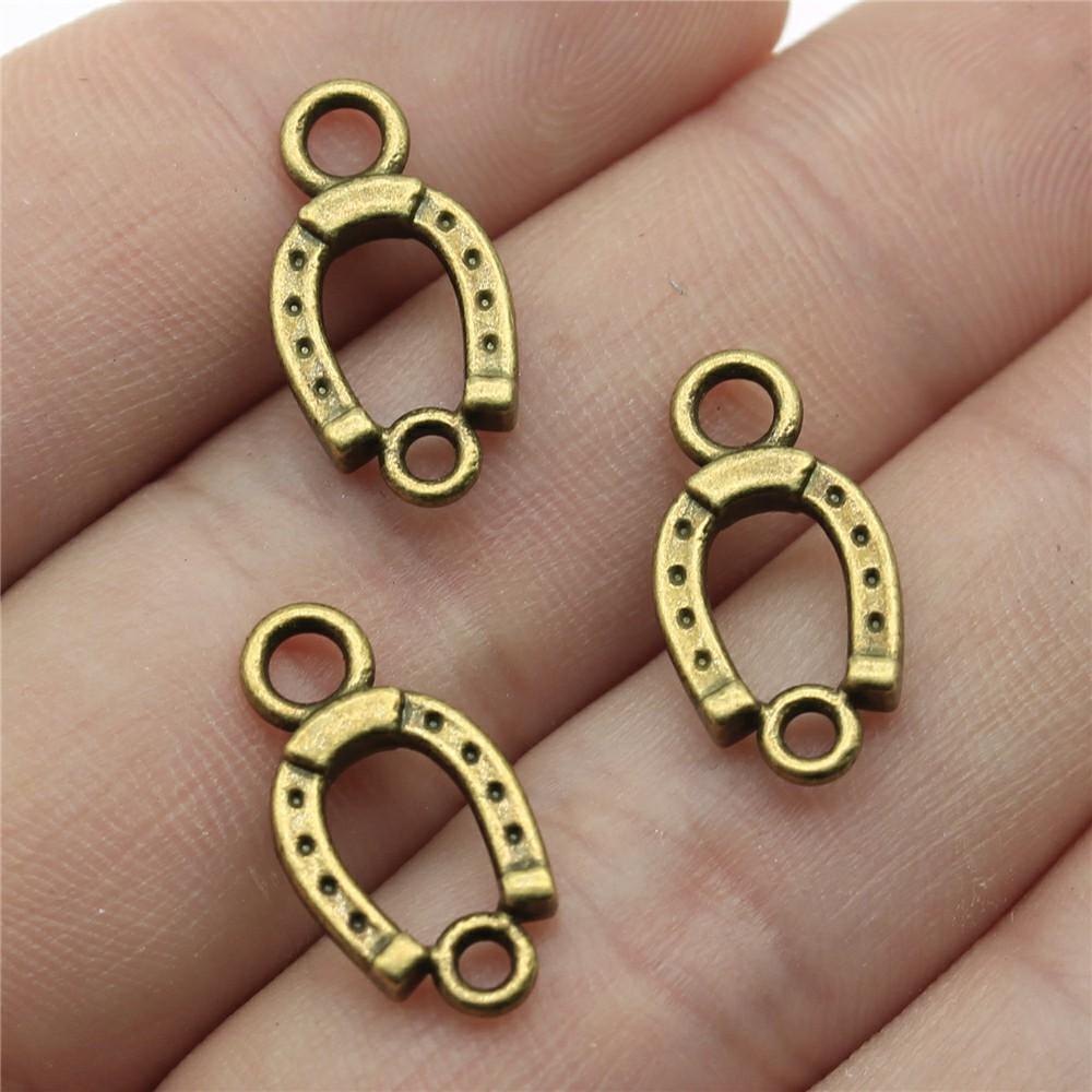 20pcs Connector Charms For Jewelry Making DIY Handmade Craft Necklace Bracelet Earring Making Vintage Antique Bronze Color