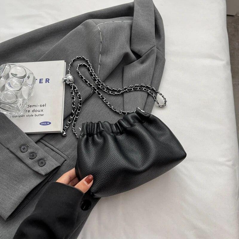 

Small PU Leather Design Crossbody Bags for Women 2026 New Fashion Brand Shoulder Bag Female Handbags and Purses чорний