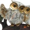 Owl Statue Decor Desk Decoration Ornament Collectible Sculpture Figurine for Living Room Bookshelf
