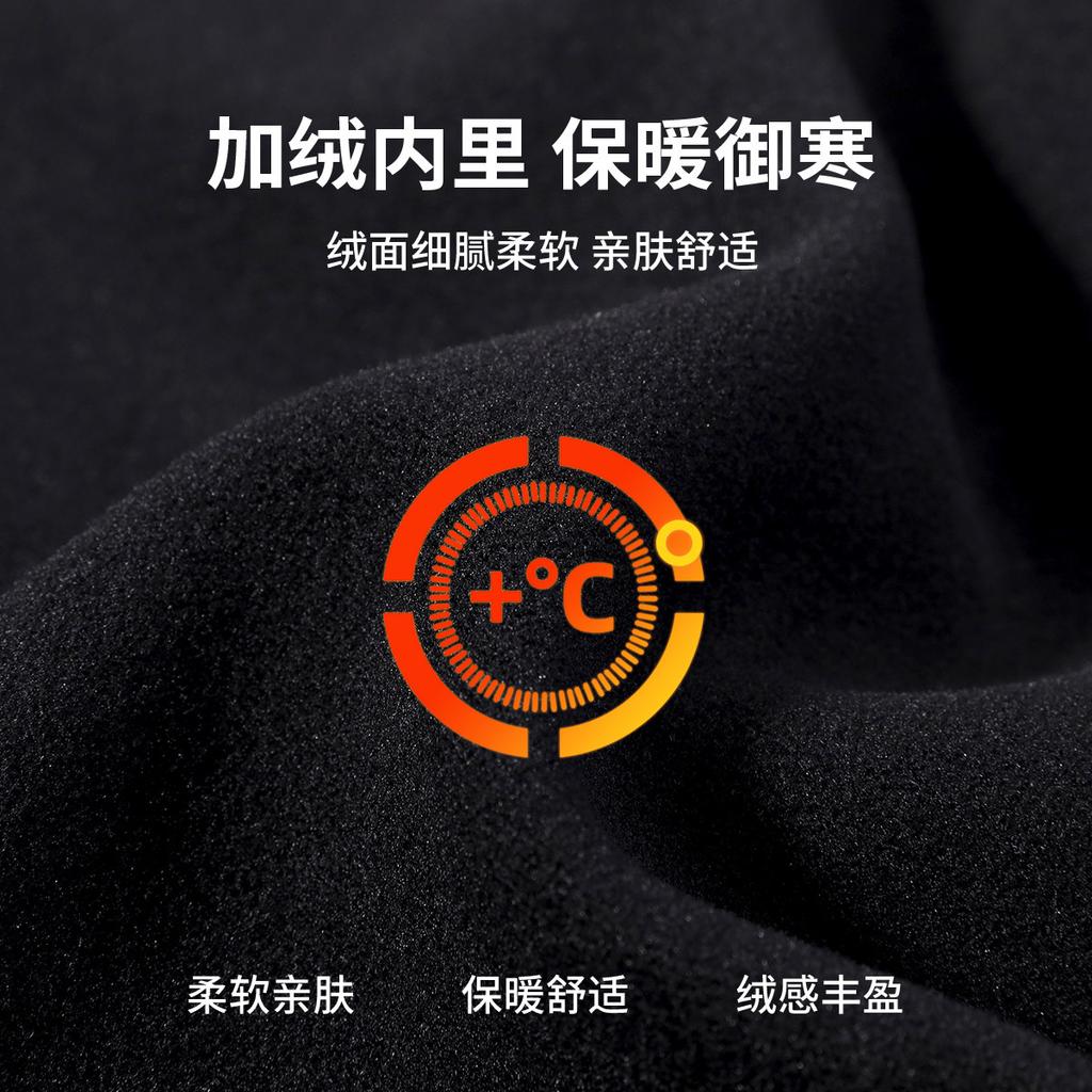 Men's Winter Warm Striped Shirt