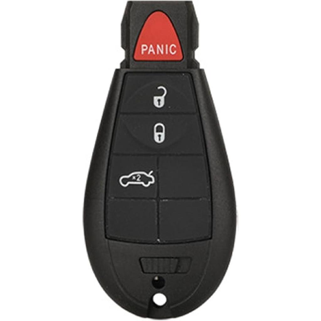 Replacement for Keyless Entry Remote Key Fob Shell Case Fit for 2013-2018 Dodge Ram 1500 2500 3500 (4-Button B)