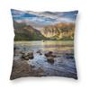 Phelps Lake Grand Teton National Park Square Pillowcase Polyester Linen Velvet Creative Zip Decorative Pillow Room Cushion Cover