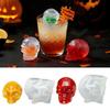 Artistic Silicone Skull Mould For Epoxy Resin Candle Casting For Halloween Party Decorations And Gift