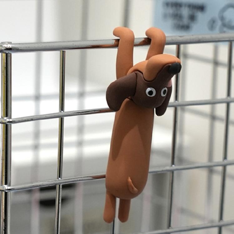 2/6 Animal Dog Figurines Mascots Crafts for Home Office Desk Decorations Silicone Dog Statues Computer Monitor Decors