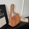 Women's Bag Solid Shoulder Bag Lightweight Nylon Crossbody Bag