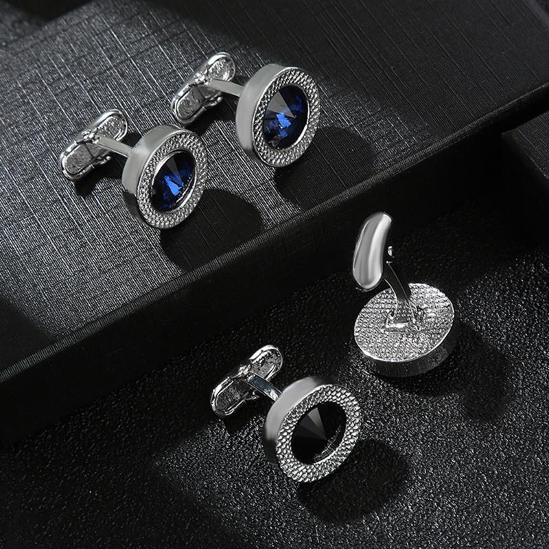 Alloy Cufflinks Classic Tuxedo Shirt Cufflinks and Shirt Accessories Unique Business Groom Wedding Jewelry Men Gifts