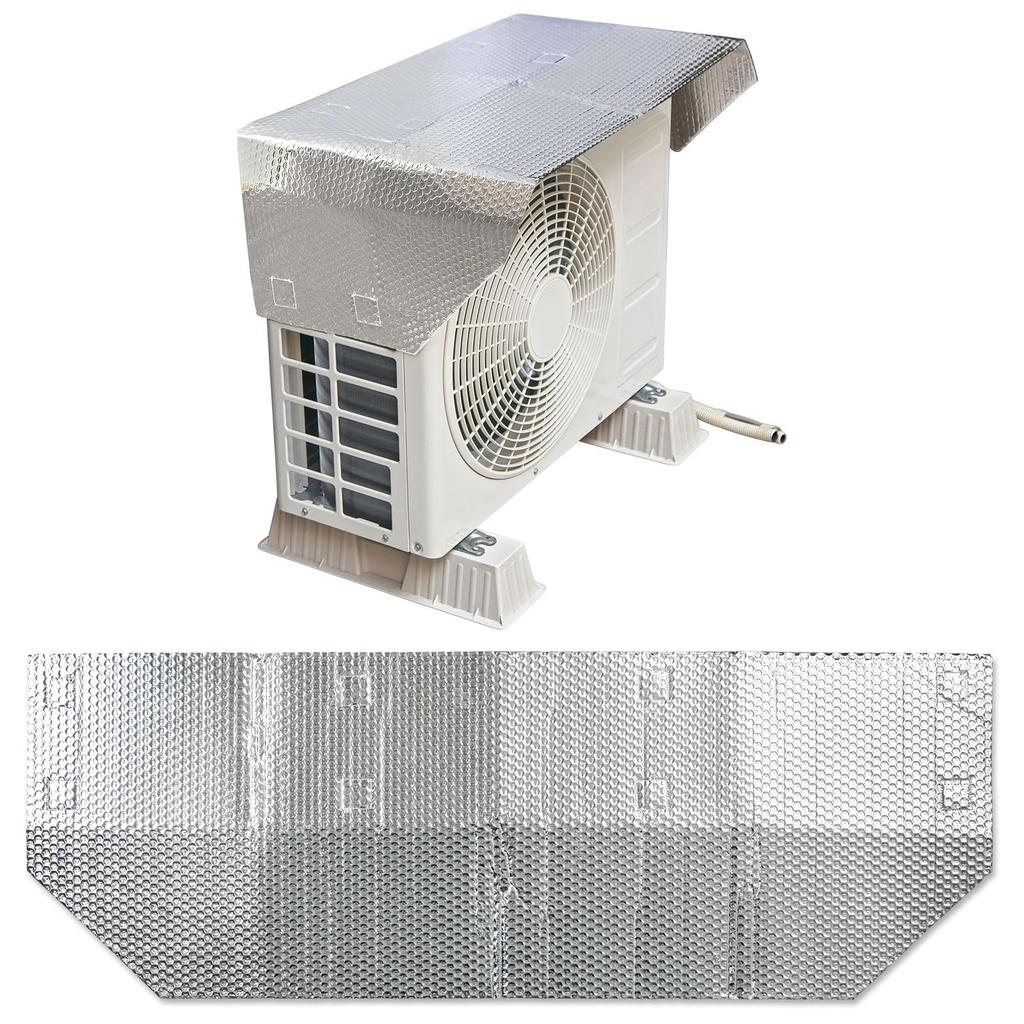Comolife Air Conditioner Outdoor Unit Heat Shield Magnetic Air Conditioner Outdoor Unit Heat Sunshade Sheet, Type, Cover, Shield,