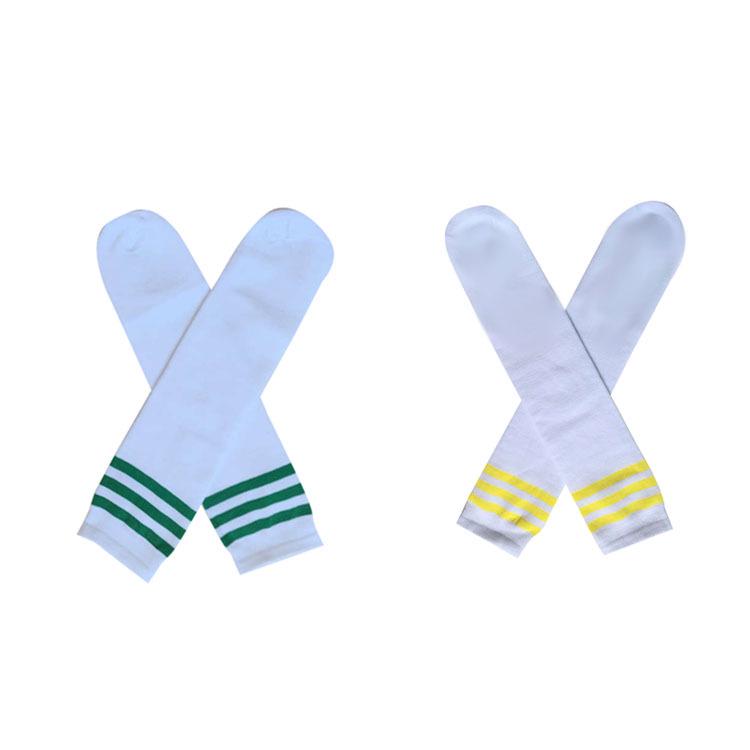 Red Mid-Calf Christmas Stockings & Halloween Cosplay Socks for Sports, Dance, and JK Style