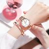 Women's Quartz Wristwatch, Cute, Stylish, Waterproof, Casual, Simple Dial, Double-Flip Design, Stainless Steel Band, Perfect Gift for Her, Mother's Da