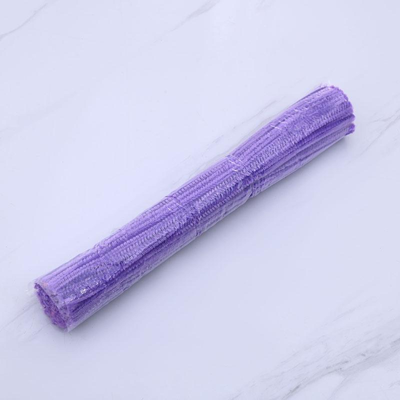 Chenille Stems Twist Sticks DIY Craft Pack for Kids - Solid Color Plush Strips