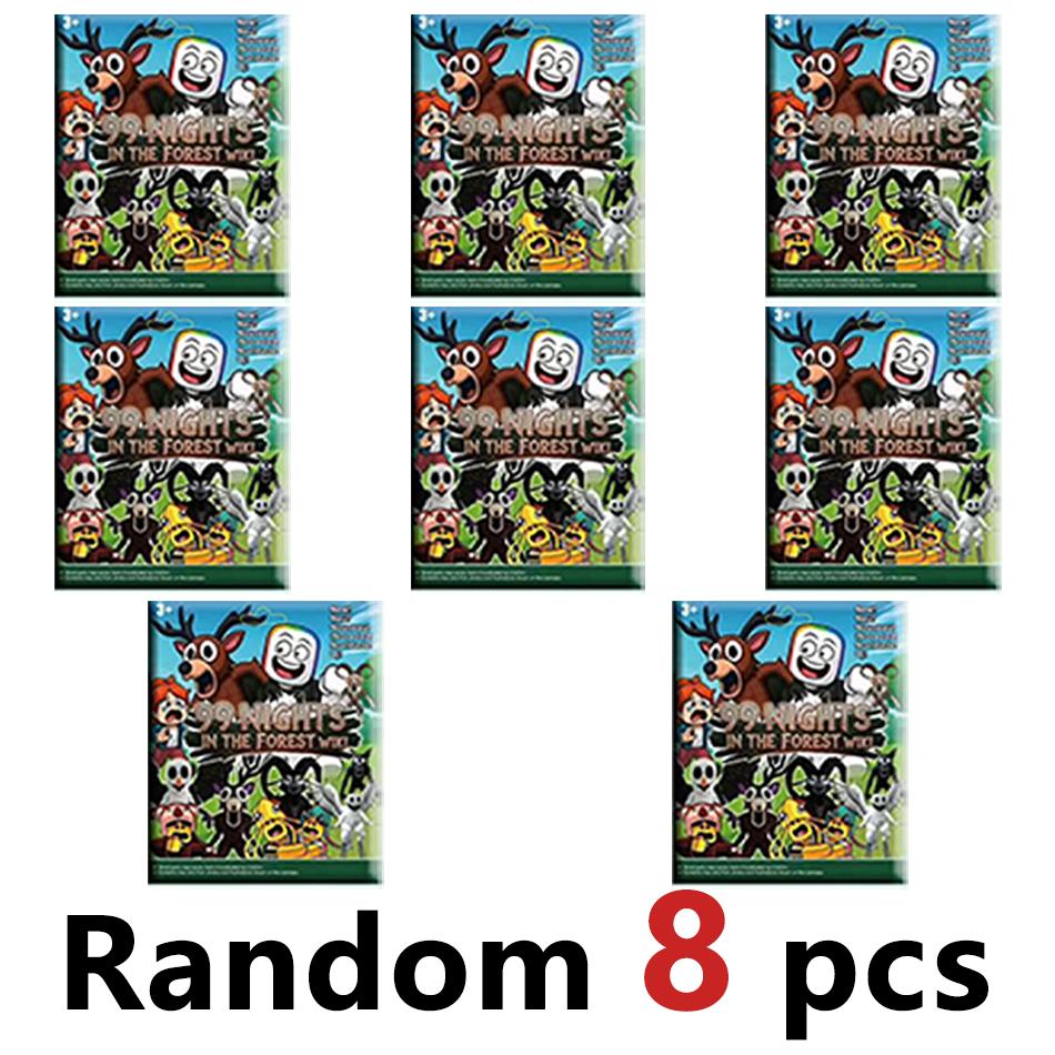 24 Stück 99 Nächte im Wald Actionfiguren Eule Hirsch Ziege Modell Spielzeug Horror Spiel Puppe Figuren Kindergeschenk