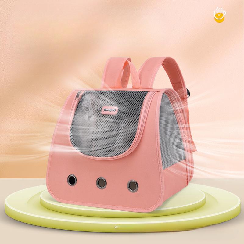 Katze Tasche Atmungsaktiver Katzenrucksack Faltbarer Katzenrucksack Tragbar Schulter Tragbar Katzenrucksack Haustiertasche