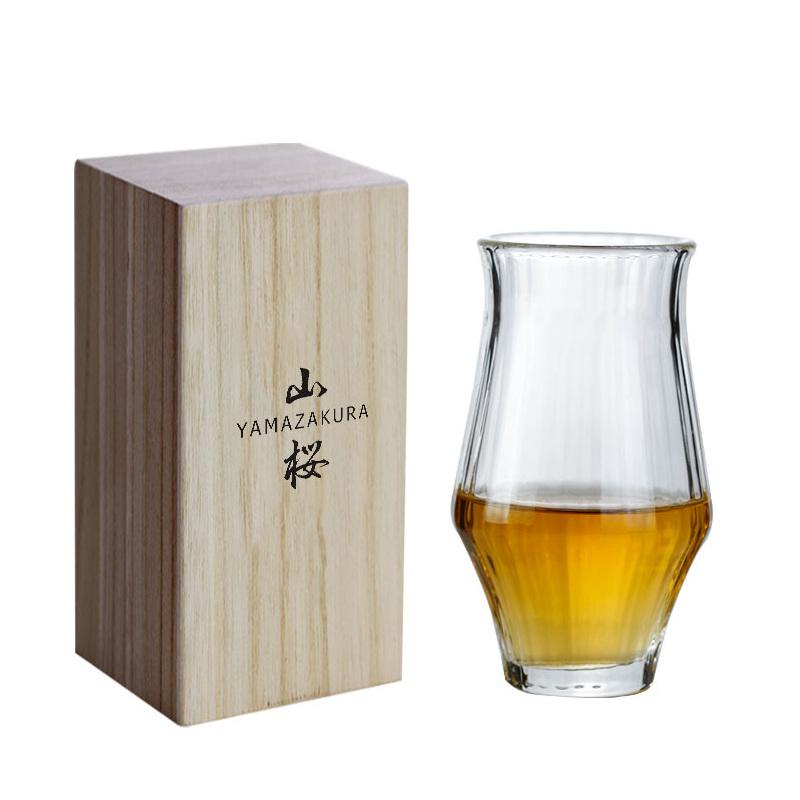 Chamvin Design Work YAMAZAKURA Whiskey Cup Music Japanese Style Wire Wine Glass Tulip Cognac Brandy Copita Nosing Sake Wineglass