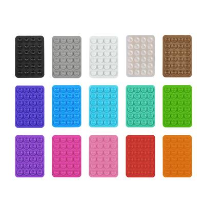 Transparent Backed Silicone Suction Pad For Phone Fixture Suction Cup Backed Adhesive Silicone Rubber Sucker Pad For Fixed Pad