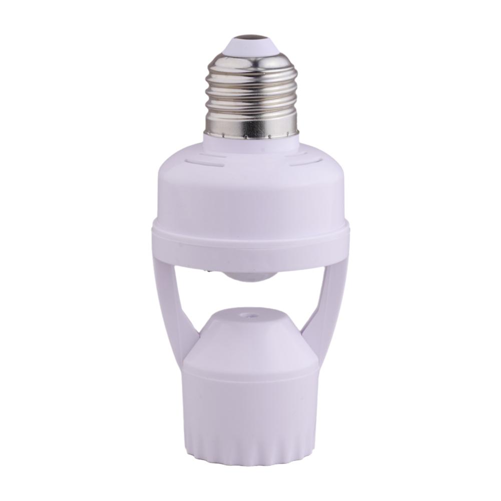 

1-10pcs Smart Motion Sensor Light Bulb Holder E27 PIR Induction Sensor Adapter Lamp Base Converter Automatic LED Switch AC 30W