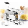 Manual Pasta Maker - CELLUSTOP - Stainless Steel - 3 Rollers - 8 Thickness Settings - Compact