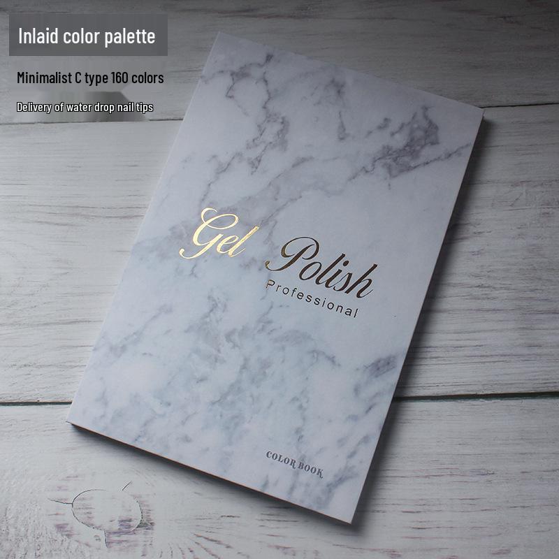 Nail Polish Display Board: Acrylic Gel Color Chart Album