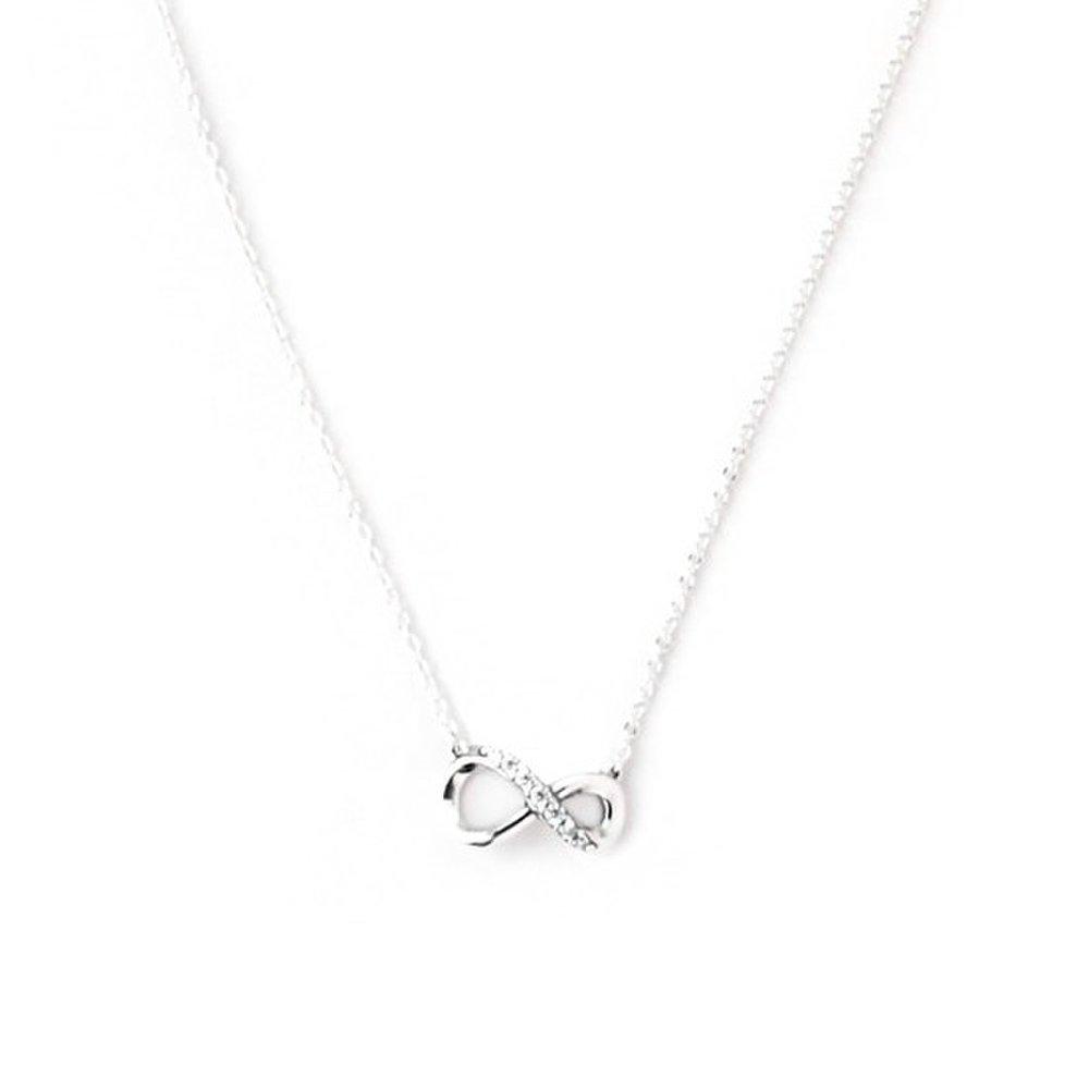 398821C01-50 Sparkling Infinity Collar Necklace