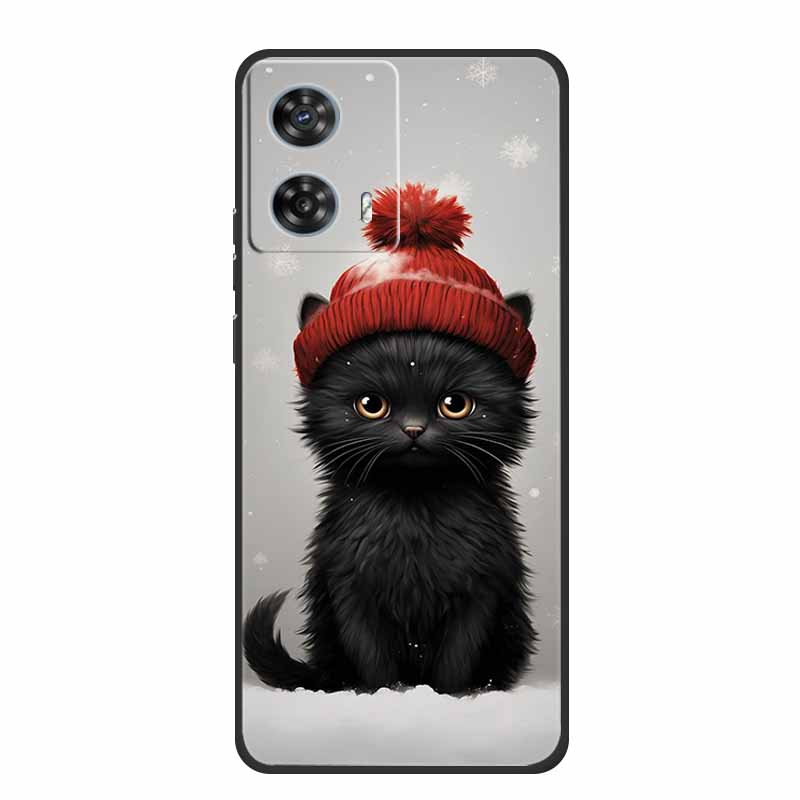 For Motorola G85 Case G 85 Phone Cover Black Silicone Soft Case For Motorola Edge 50 Fusion S50 Neo G24 Power Back Cover Case