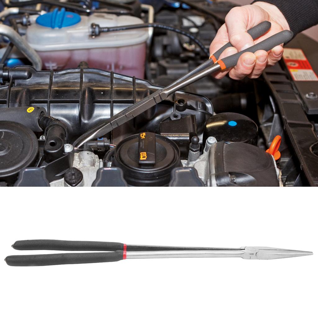 Long Handle Pliers Tip Nose Pliers Long Pliers 400mm/16in Extra Long Pliers Tip Nose Pliers with Long Handle Craft RepairingTool
