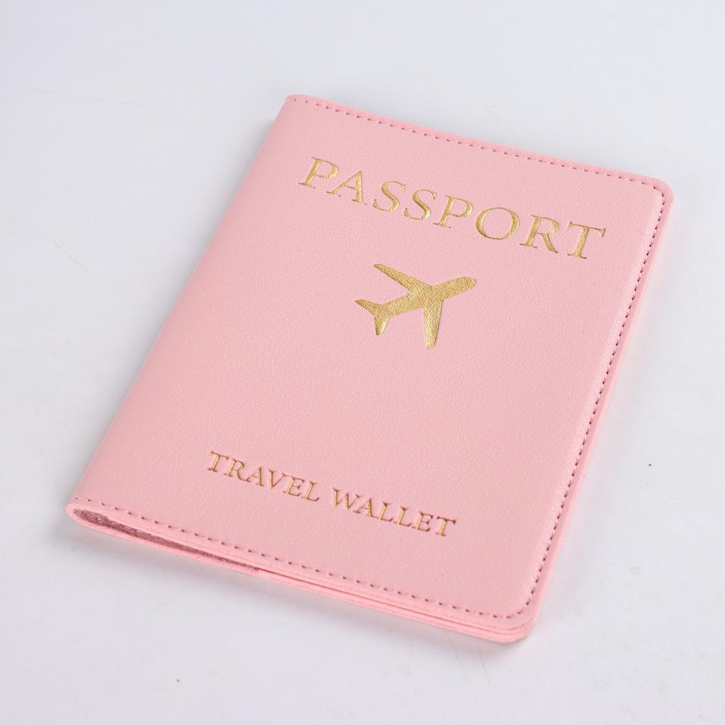 Fashion Leather Passport Cover Hot Sale Simple Women Men Travel Wedding Passport Cover Holder Fashion Wedding Gift