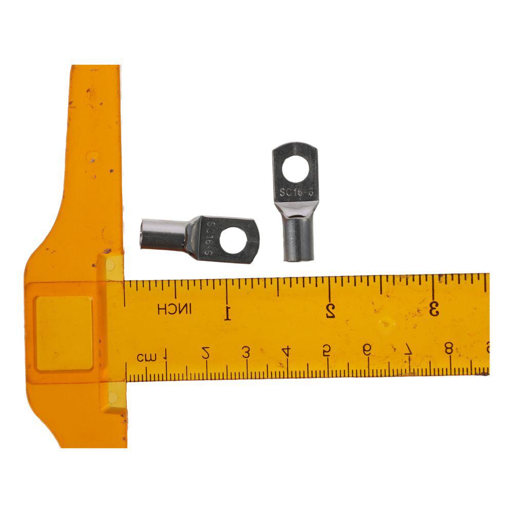 10Pcs Copper Battery Cable Ends 10AWG SC16-6 Copper Wire Lugs Practical   Connectors